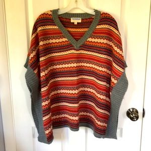 Freshman forever Cute Sweater Poncho!